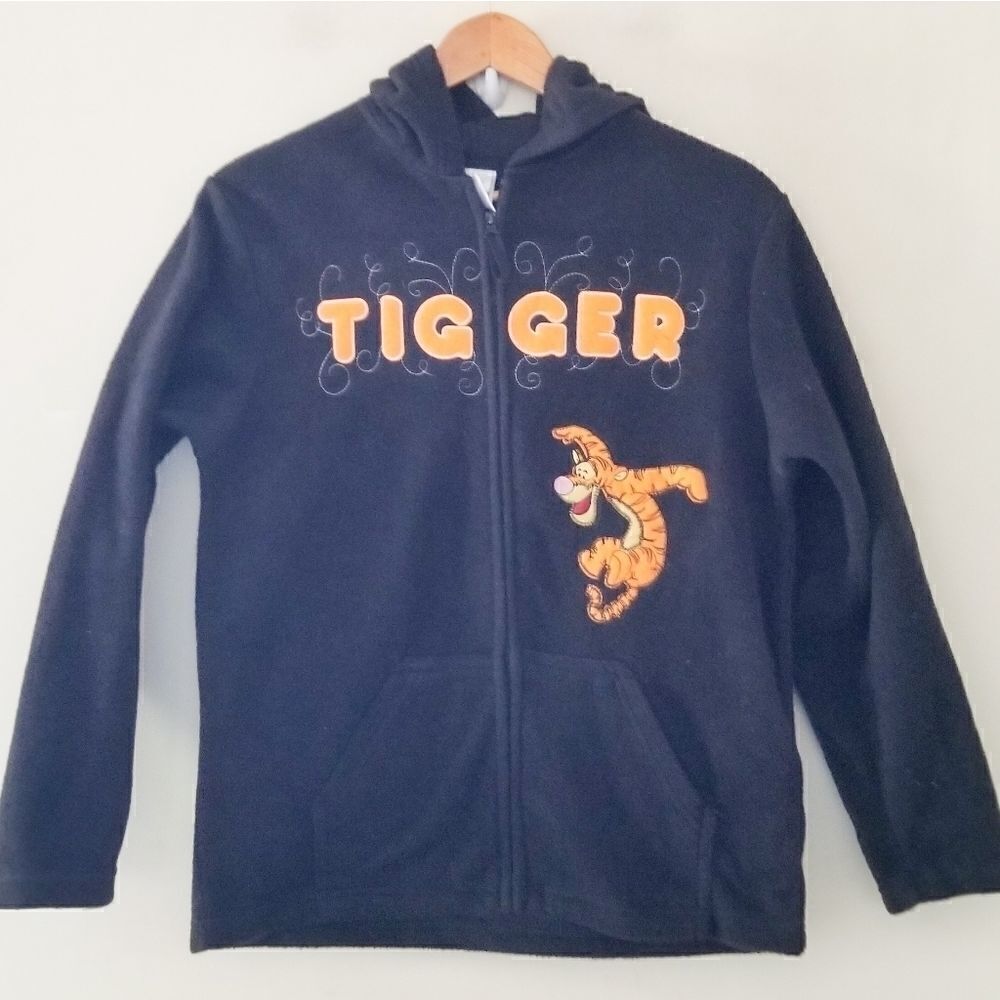 Disney tiger hooded sweatshirt black full zip